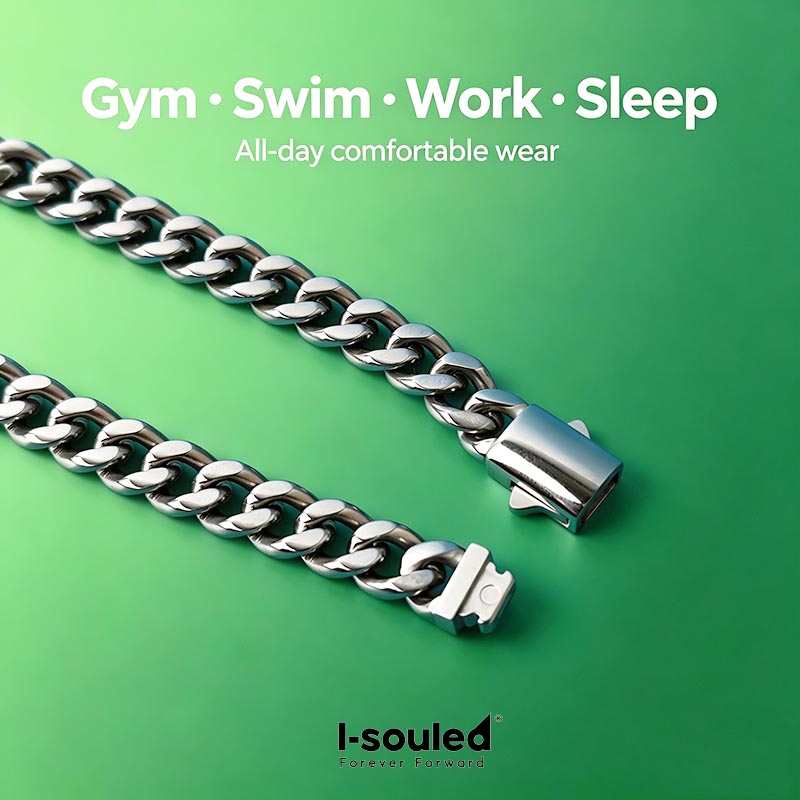 7mm Solid Titanium Bracelet Li - Ceramic Link Bracelet recension och pris