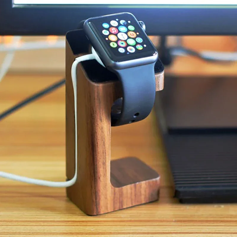 Wooden Apple Watch Charger Sta - Apple Smartwatch Accessories recension och pris