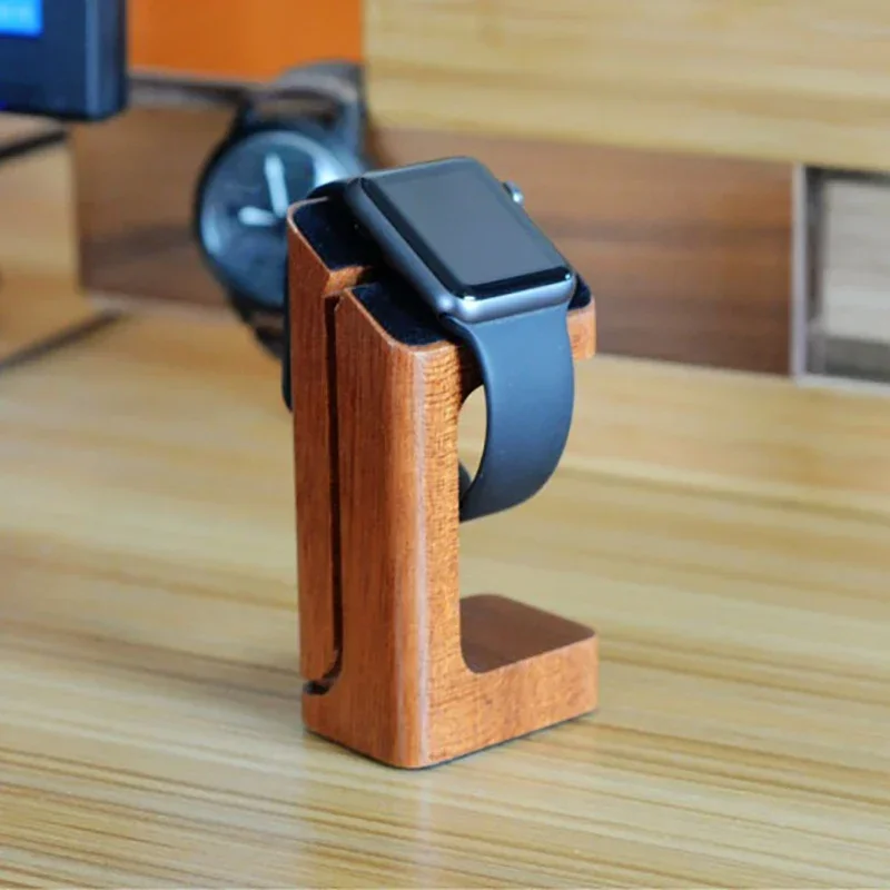 Wooden Apple Watch Charger Sta - Apple Smartwatch Accessories recension och pris