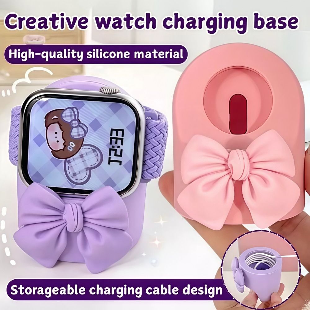 Bow Smart Watch Charger Stand  - Smartwatch Ac recension och pris