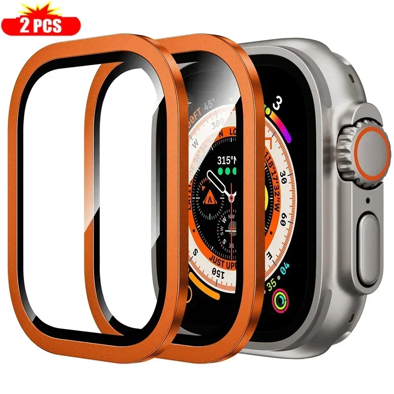 2PCS Titanium Metal Frame for  - Apple Smartwatch Accessories recension och pris