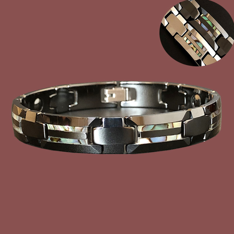 10mm Havey Punk Black Ceramic  - Ceramic Link Bracelet recension och pris