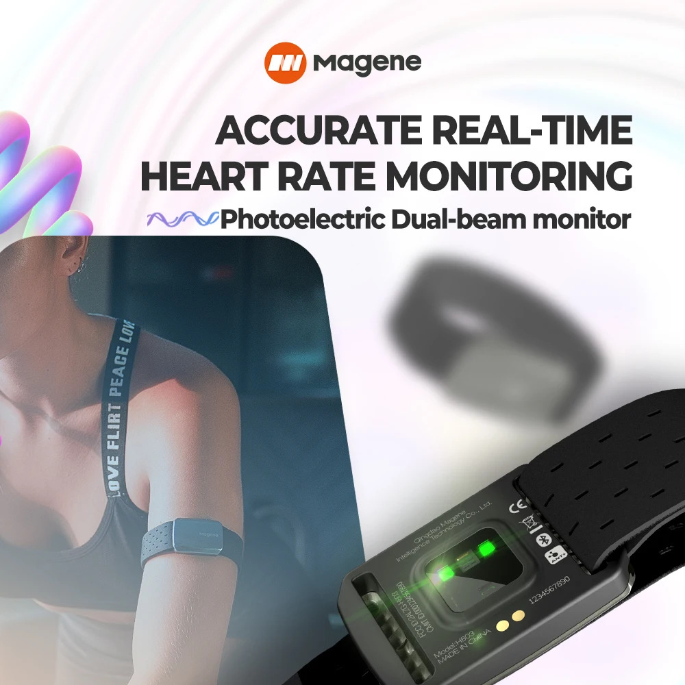 Magene H803 Heart Rate Armband - Rugged Sport Strap recension och pris