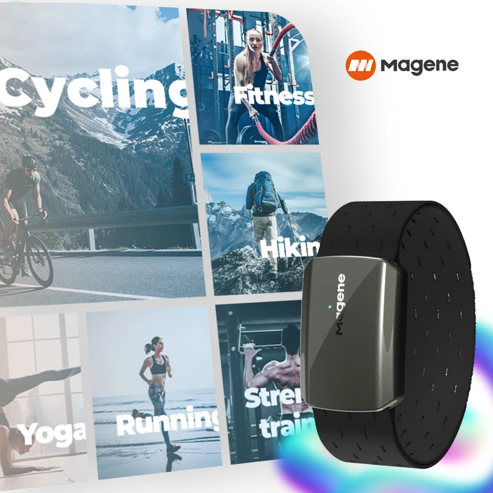 Magene H803 Heart Rate Armband - Rugged Sport Strap recension och pris