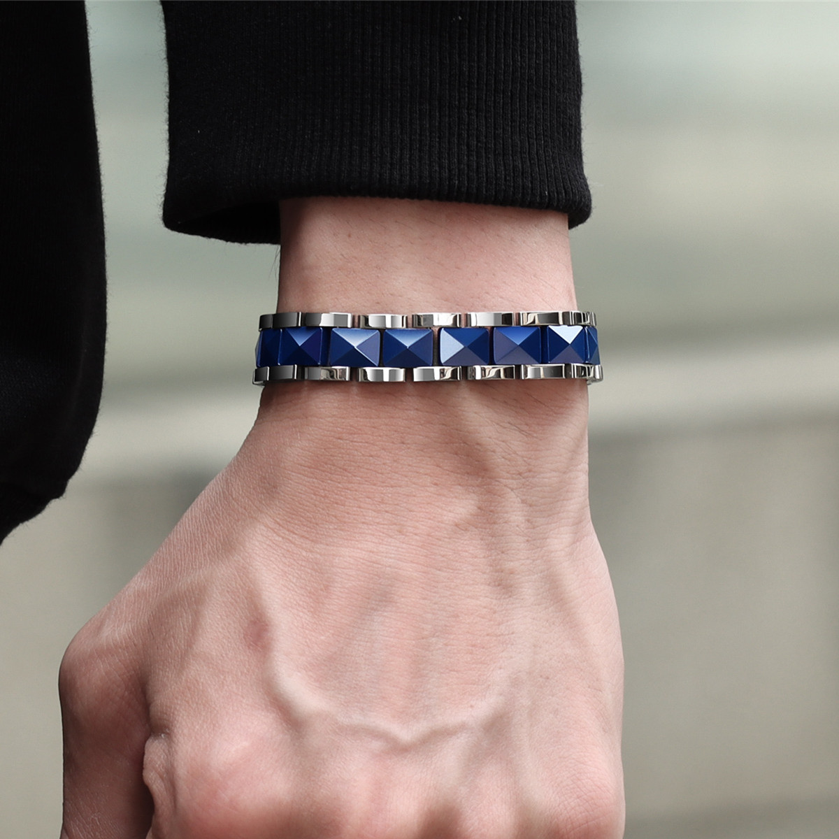 ARADOO Premium Ceramic Titaniu - Ceramic Link Bracelet recension och pris