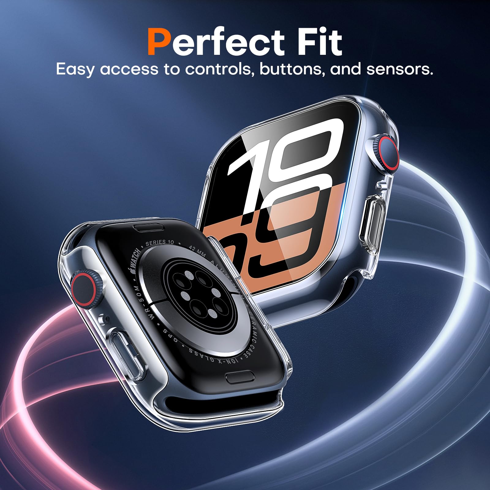 2pcs Tempered Glass Case For A - Apple Smartwatch Accessories recension och pris