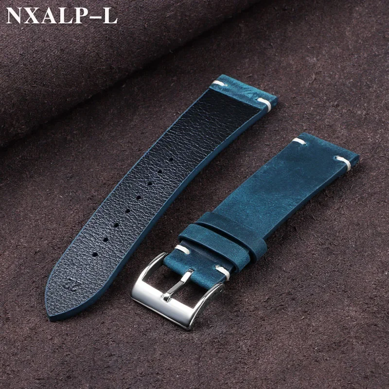 Vintage Oil Wax Leather Watch  - Nylon Nato Strap recension och pris
