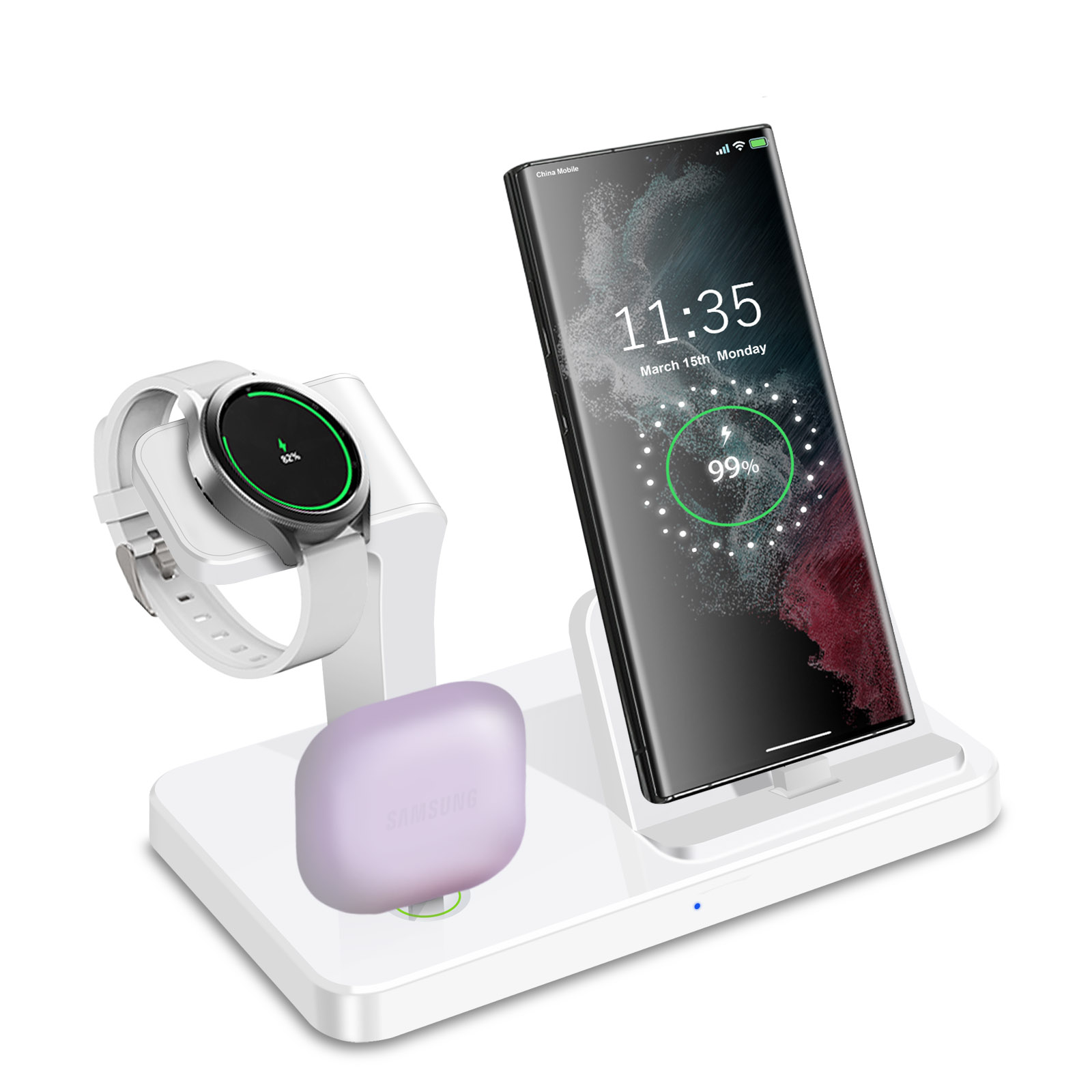 Desk 3 in 1 Type C Port Wirele - Smartwatch Ac recension och pris