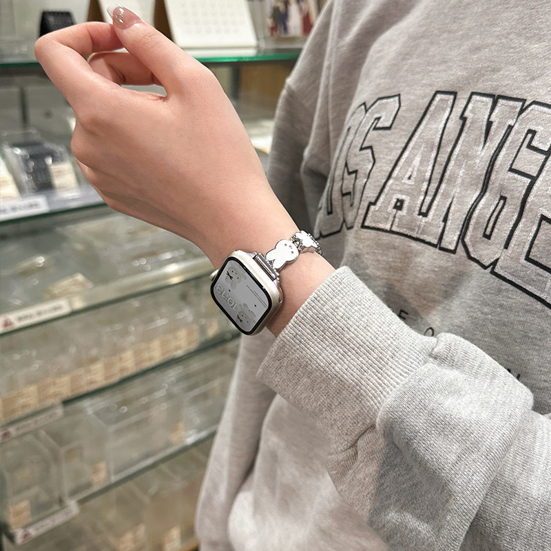 Miffy Rabbit Leather Watch Ban - Apple Smartwatch Accessories recension och pris