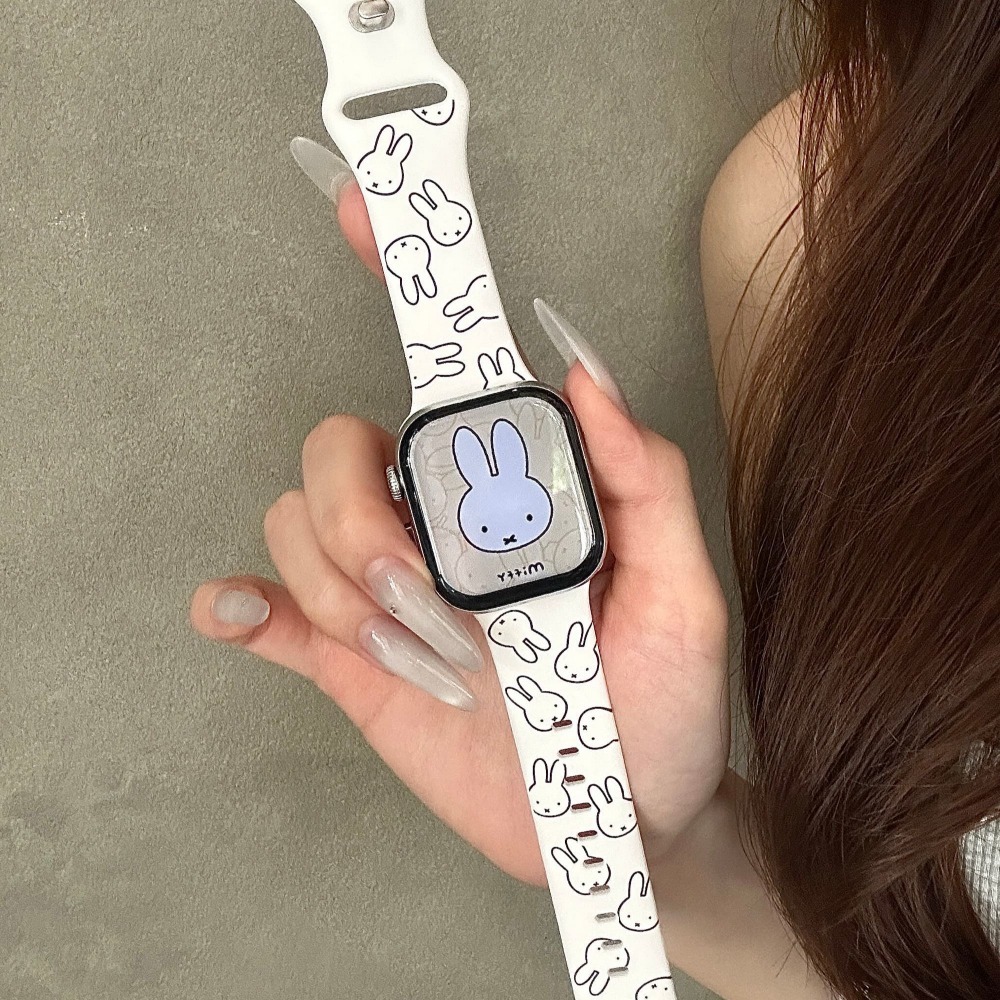 Cute Miffy Rabbit Cartoon Watc - Apple Smartwatch Accessories recension och pris