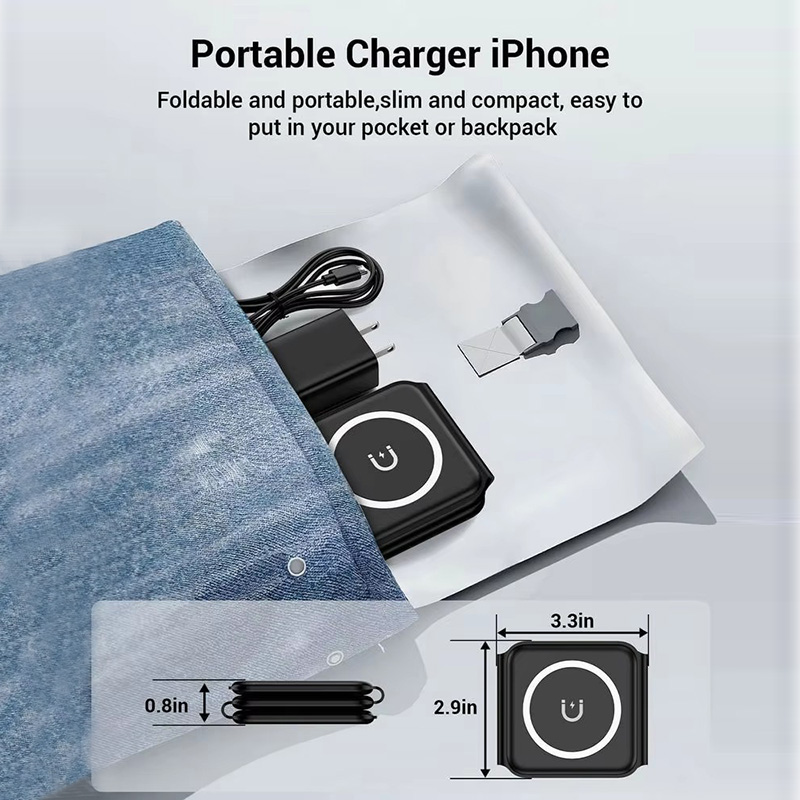 3-in-1 Magnetic Folding Wirele - Smartwatch Ac recension och pris