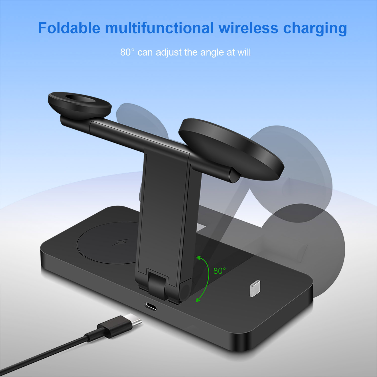 4 in 1 Magnetic Wireless Charg - Smartwatch Ac recension och pris