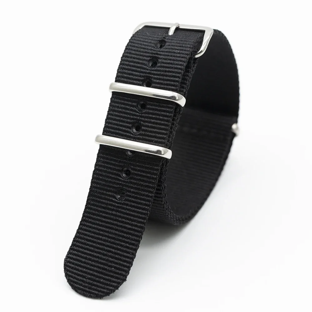 Black Nylon Watch Band For Mec - Nylon Nato Strap recension och pris