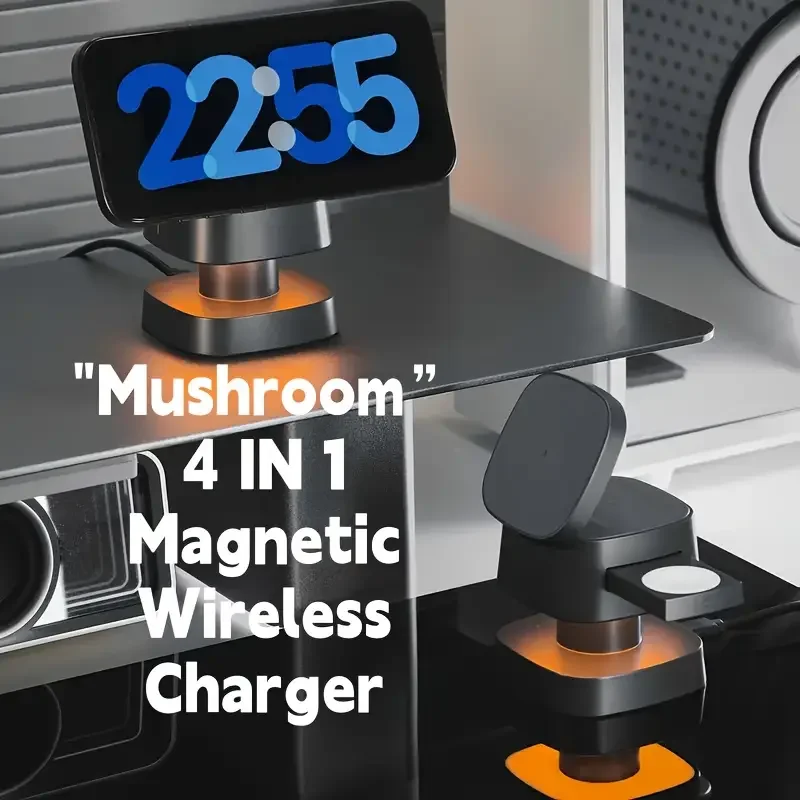 Magnetic 3 in 1 Wireless Charg - Smartwatch Ac recension och pris