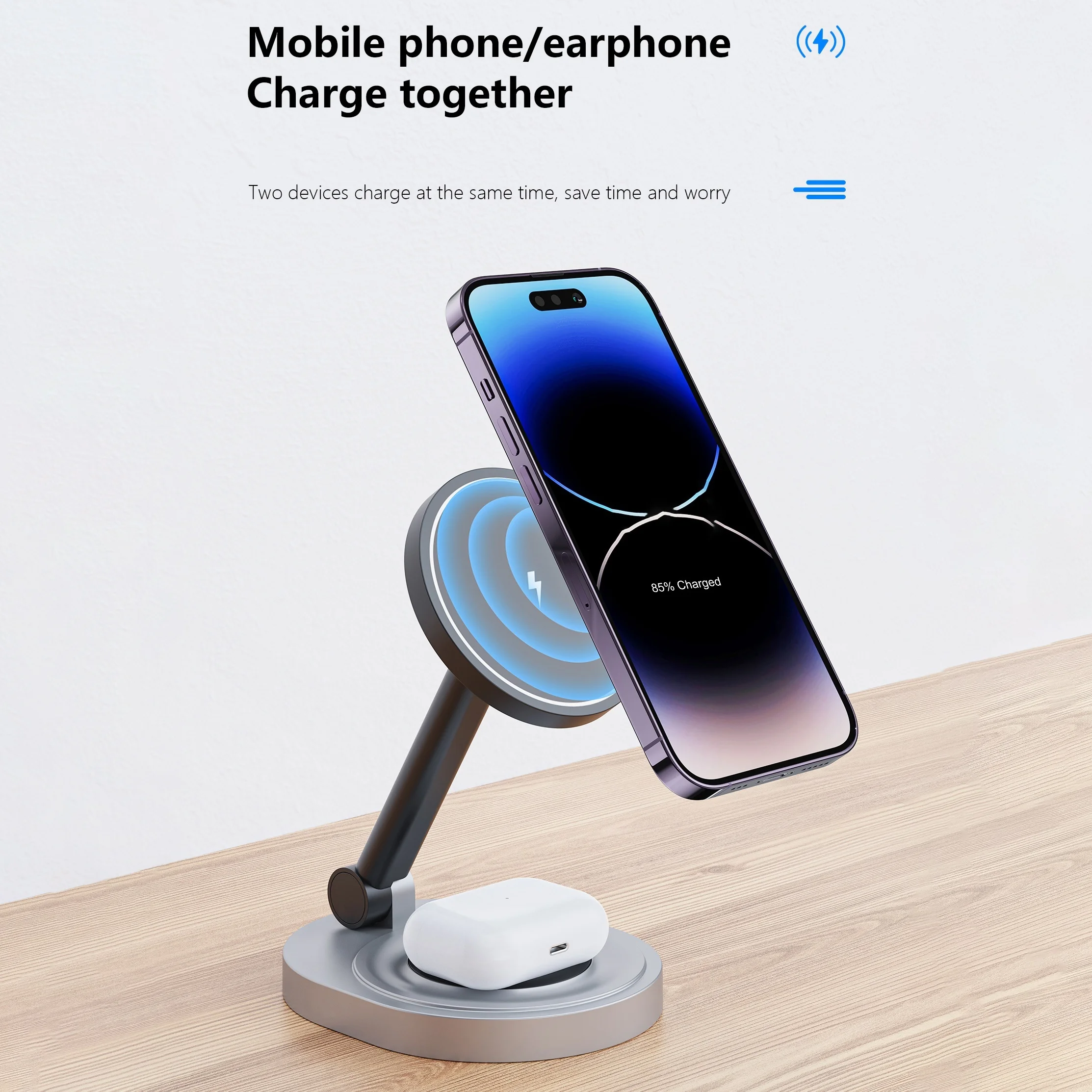 2 In 1 Magnetic Wireless Charg - Smartwatch Ac recension och pris