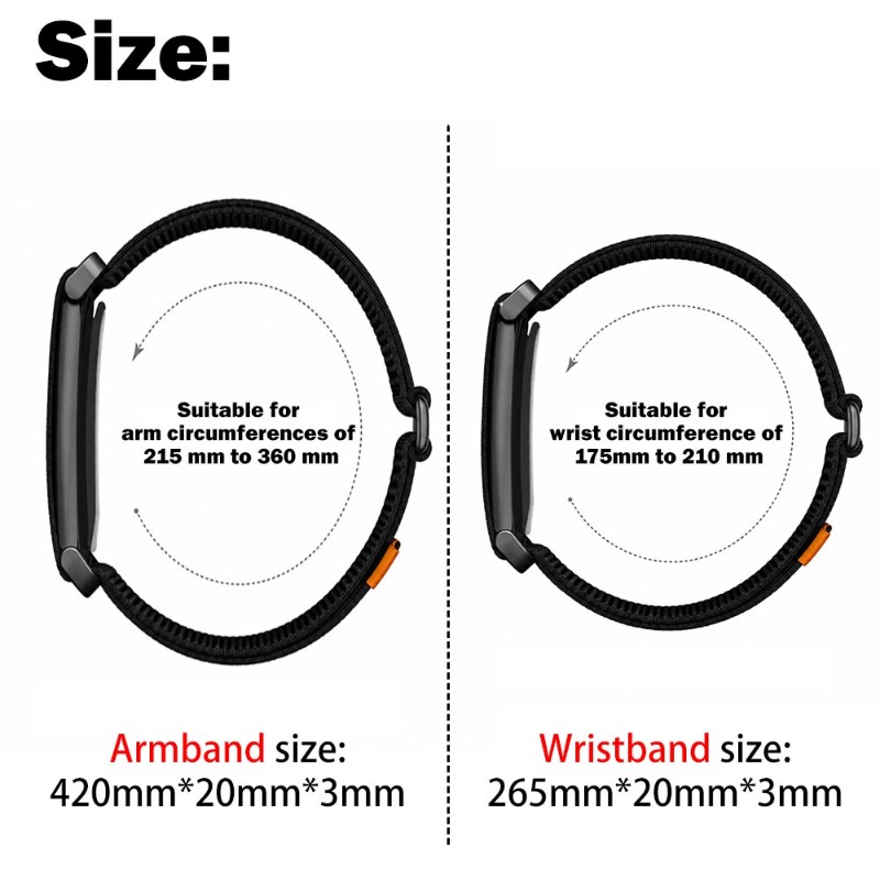 New Nylon Weave Bicep Strap fo - Rugged Sport Strap recension och pris