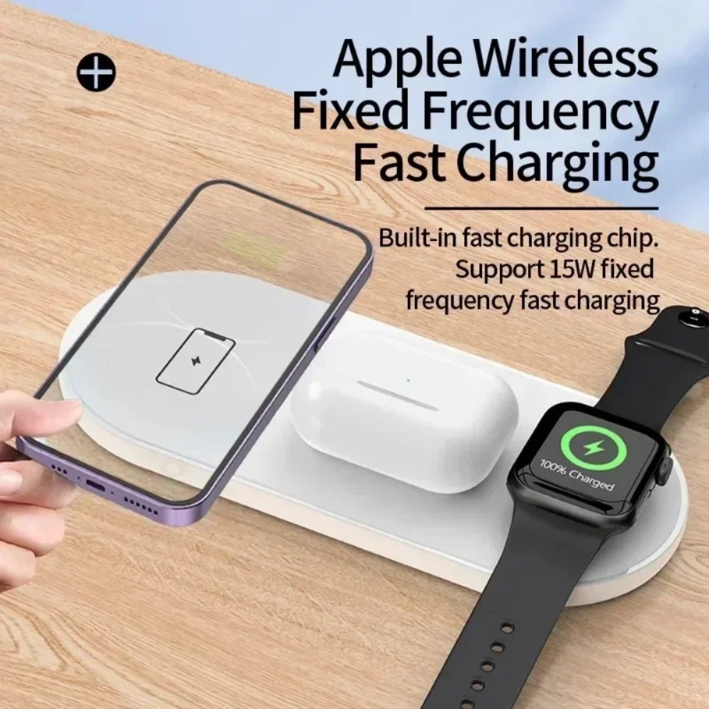 3-in-1 Wireless Charging Pad F - Smartwatch Ac recension och pris